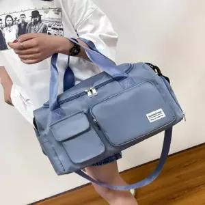 [라일리] Rly 헬스가방 블루 헬창가방 테가방 무용가방 축구가방