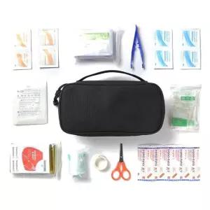 [라일리] Rly 캠핑 수납 파우치 카라비너 나침반 로프 단조팩