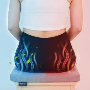 렉스웜 핫앤쿨 원적외선 1인용 온열방석 직장인 사무실 링방석 사무용 통풍