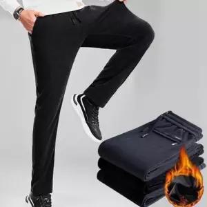 [라일리의류] Rly 남성 밴딩 팬츠 일자핏 바지 기모 슬랙스 겨울