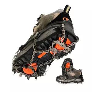 전문용 14포인트 아이젠 블랙 270-285MM L사이즈등산 용아이젠 눈길 운동화 빙판길 스노우