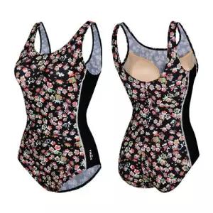 티막 여성 U백 로우컷(일체형브라캡)피트니스 원피스 수영복 GKF0110 OR_EIS