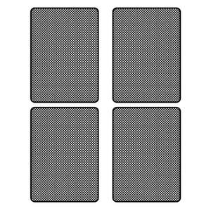 Alipis 유니버설 자동차 창문 햇빛 가리개 정적 부착 반투명 커튼 자외선 차단 측면 스크린 세단 차량용