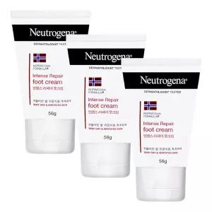 뉴트로지나 인텐스 리페어 풋크림 56g X 3개풋 발크림 각질 풋각질 부드러운 제거제 풋제 로지나풋 보습제