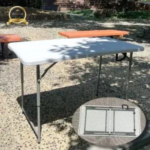야외용 3단 높이 조절 1200 접이식 테이블3단높이 휴대용 캠핑 행사