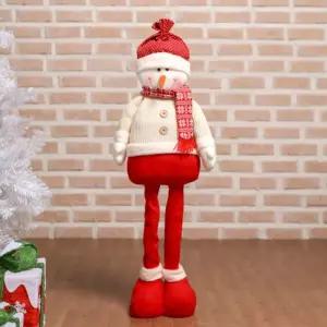크리스마스 롱다리 눈사람인형 인테리어소품(100cm) 장식 성탄분위기 이벤트