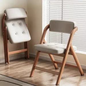 의자 간이 등받이 원목 접의자 화장대 폴딩체어 접는 플라스틱 접이식의자 카페 원형 보조