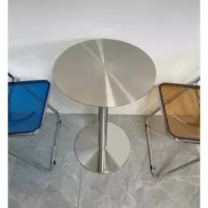 원형블 카페 디저트 스텐 원형 식당 인리스 블