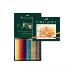 폴리크로모스 전문가용 유성색연필 24세트 드로잉용품 파버 컬러링북 미술도구 컬러링