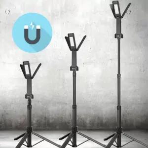 2000루멘 C타입 충전 Swivel 트리플 LED 라이트LED삼각대 2000루멘작업등 용조명