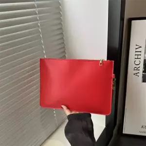 야무치 여성용 캐주얼 데일리룩 가방 클러치백 대용량 솔리드 트렌드 클러치 봉투 KUK5