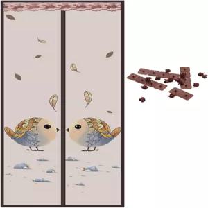 51buyoutgo 휴대용 도어 메시 스크린 자석 플라이 행잉 임시 매직 파티오 헤비 듀티 마그네틱 클로저 앞문