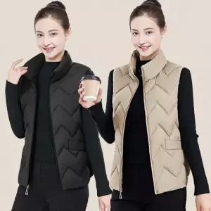 [라일리여성의류] Rly 초경량 패딩 조끼 여자 퀼팅 보온 다운