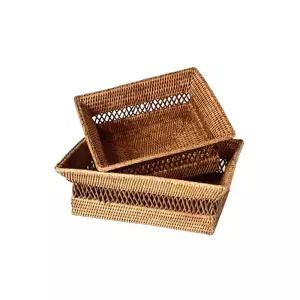 미얀마 천연 라탄 XXX 바스켓 라지 L NO_BK057 BK057