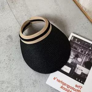 썬캡 라탄 여성용 블랙