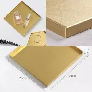 진열판 레터링 골드 소품트레이 액세서리 장식품트레이 20cm