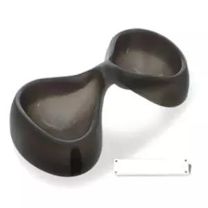 [반려] 식기 블랙 2구 물그릇 애견 강아지 고양이 밥그릇