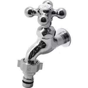 디아수전(사출) 10EA 십자커플링가로꼭지P-냉수