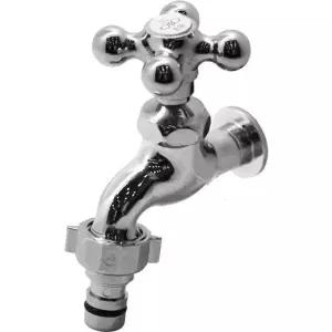 디아수전(사출) 10EA 십자커플링가로꼭지P-온수