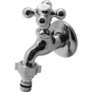 디아수전(사출) 10EA 십자커플링(왕분리)가로꼭지P-냉수