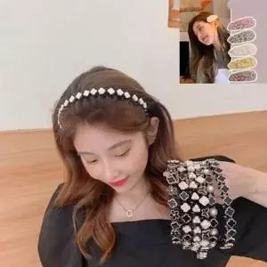 bns 하나쯤은 예쁜 진주 머리띠 헤어밴드 양털삔 포함 WFLIR5U