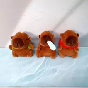 bns 카피바라 키링 인형 백팩 가방고리 키홀더 열쇠고리 거북이 딸기모자 콧물 WFLIR40