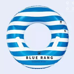 81cm 블루랑 이중튜브물놀이 어린이 원형 비치 수영 놀이용 수영장 계곡 바다 이용품