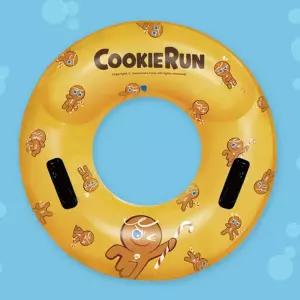 87cm 쿠키런 이중튜브물놀이 어린이 원형 비치 수영 놀이용 수영장 계곡 바다 이용품