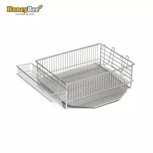 미니식기건조대 스텐304 1단 허니비 주방용품 선반