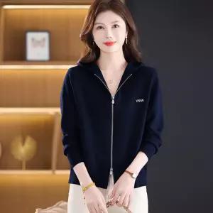 타노스여사친 가을 캐주얼 봄 니트 아웃도어 집업 후드 카디건 상의 가디건 간절기 데일리룩 KUK3