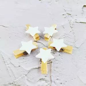 미니 별 나무집게