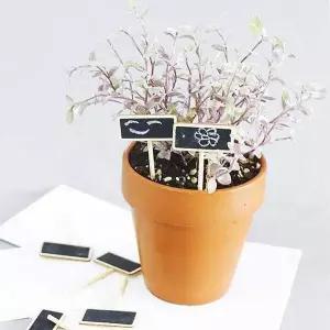 화분용 칠판 네임택 미니