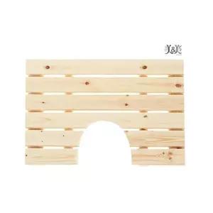 [골드스마일]미송 욕실발판 변기형 63cmx43cm