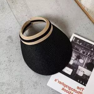 [골드스마일]썬캡 라탄 여성용 블랙