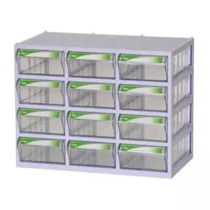 [JED] 정리보관함 분리형서랍 다층박스 분류함12칸