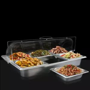 반찬 냉장고 셀프바 보온 미니 소형 밧드 식당 샐러드 토핑 신선 뷔페 김밥