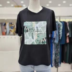 조이너스 여성 반팔 린넨 혼방 여름 프린트 티셔츠JDU5WKS0560US 1176633