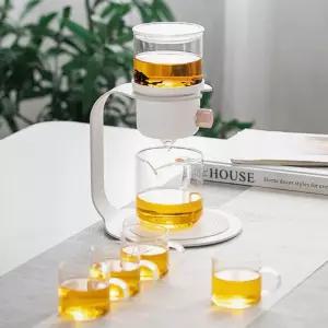 로하티 뮤트 드롭 메이커 찻잔 세트 6인 화이 포세트 멀티포 유리주전자 유리포 드롭포