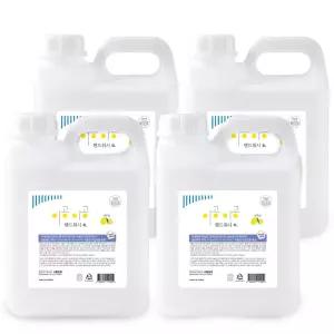 이공 핸드워시 레몬향 4L 4개물비누 대용량 리필 손세정제 버블 거품 폼워시 세정제