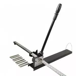 절단기 찬넬 강철 조기대 닥트절단기 수동 레일 가위