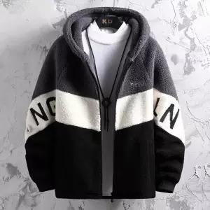 남자 양털 후리스 집업 자켓 쉐르파 플리스 아노락 뽀글이