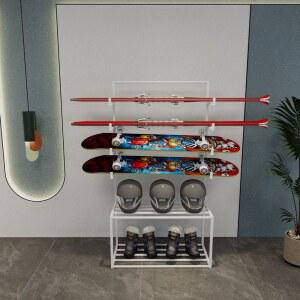 가정용 스노우보드 거치대 스탠드 지지대 신발장 스키장 브래킷 스노우 보드 전시대 정리대