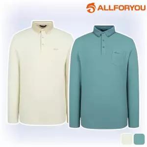 올포유 긴팔티셔츠 카라티 무지티 가슴포켓 봄 남성 1124300