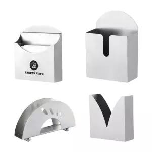 스텐 홀더 카페용 냅킨꽂이 레스토랑 냅킨통 디스펜서