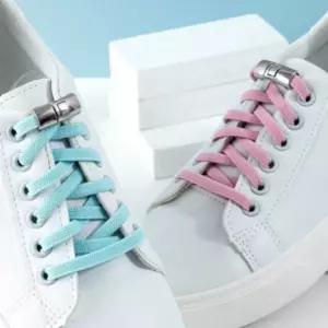 버클 매듭없는 운동화끈 세트 신발끈 무매듭