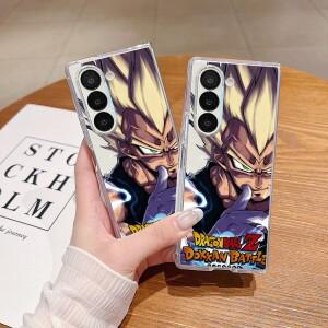 삼성 호환 갤럭시 ZFold7 Z 7 6 5 4 3 하드 폰 케이스 드래곤볼 베지터 손오공
