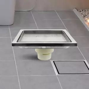 타일유가 스텐레스 SUS304 육가 150각 배수관50mm 타가 하수도뚜껑