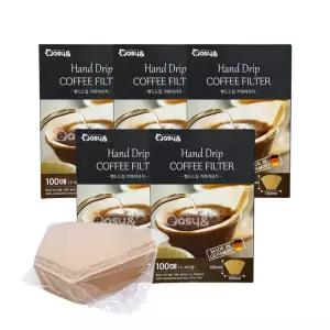 sh) 독일산 핸드드립 커피여과지 100매x5개(2 4인용)/커피필터/드립필터/천연펄프