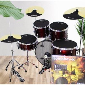 드럼 소음기 패드 재즈 층간 댐퍼 Blue 전자 사용 악기 충격 보관