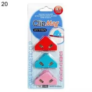 오피스용품 문구 코너 자석 집게 CMC3 3개입 20개